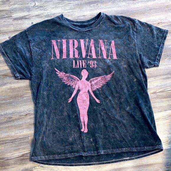 EUC NIRVANA Band Tee Worn Once! 1X - Picture 1 of 5